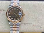 AAA replica Rolex Datejust coffee color dial rose gold two-tone stainless steel watch (1)_th.jpg